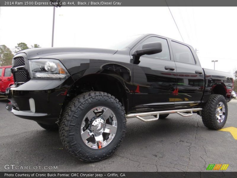 Black / Black/Diesel Gray 2014 Ram 1500 Express Crew Cab 4x4