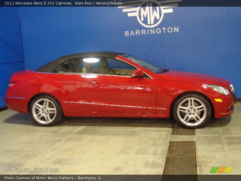 Mars Red / Almond/Mocha 2011 Mercedes-Benz E 350 Cabriolet