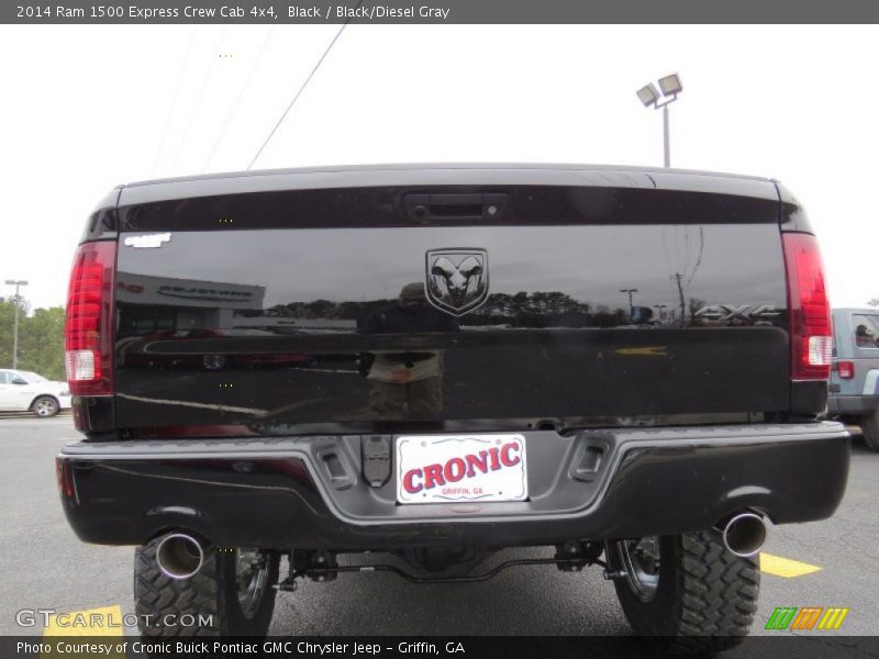 Black / Black/Diesel Gray 2014 Ram 1500 Express Crew Cab 4x4