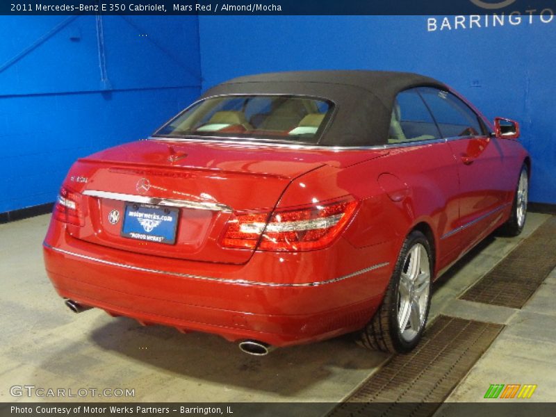 Mars Red / Almond/Mocha 2011 Mercedes-Benz E 350 Cabriolet