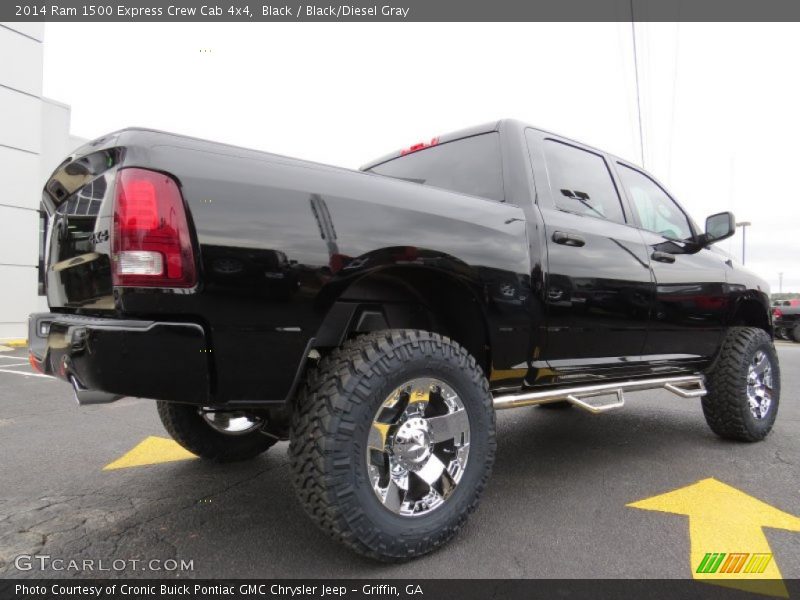 Black / Black/Diesel Gray 2014 Ram 1500 Express Crew Cab 4x4