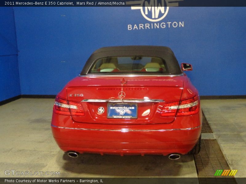 Mars Red / Almond/Mocha 2011 Mercedes-Benz E 350 Cabriolet