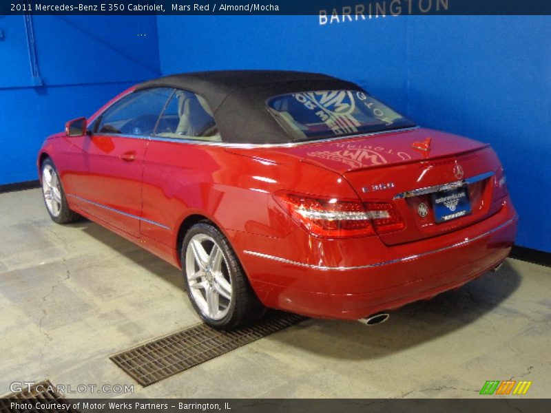 Mars Red / Almond/Mocha 2011 Mercedes-Benz E 350 Cabriolet
