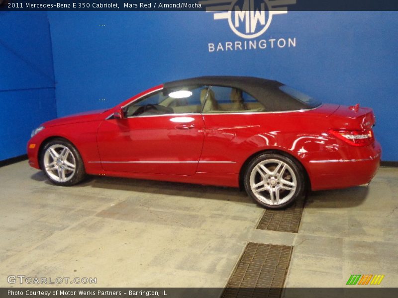 Mars Red / Almond/Mocha 2011 Mercedes-Benz E 350 Cabriolet