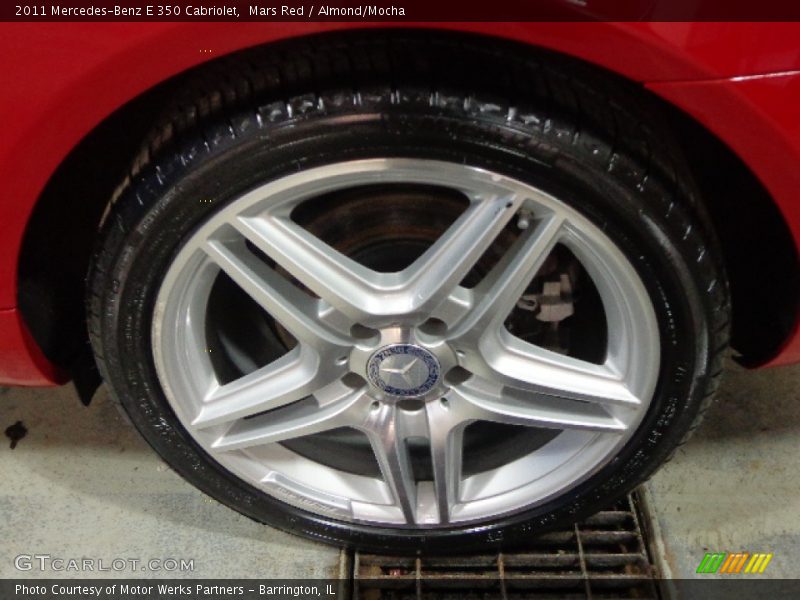 Mars Red / Almond/Mocha 2011 Mercedes-Benz E 350 Cabriolet