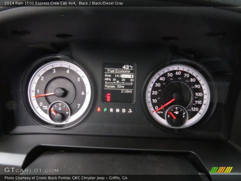 Black / Black/Diesel Gray 2014 Ram 1500 Express Crew Cab 4x4