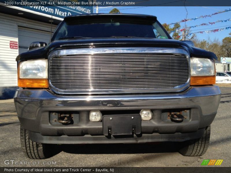 Medium Steel Blue Metallic / Medium Graphite 2000 Ford Excursion XLT 4x4