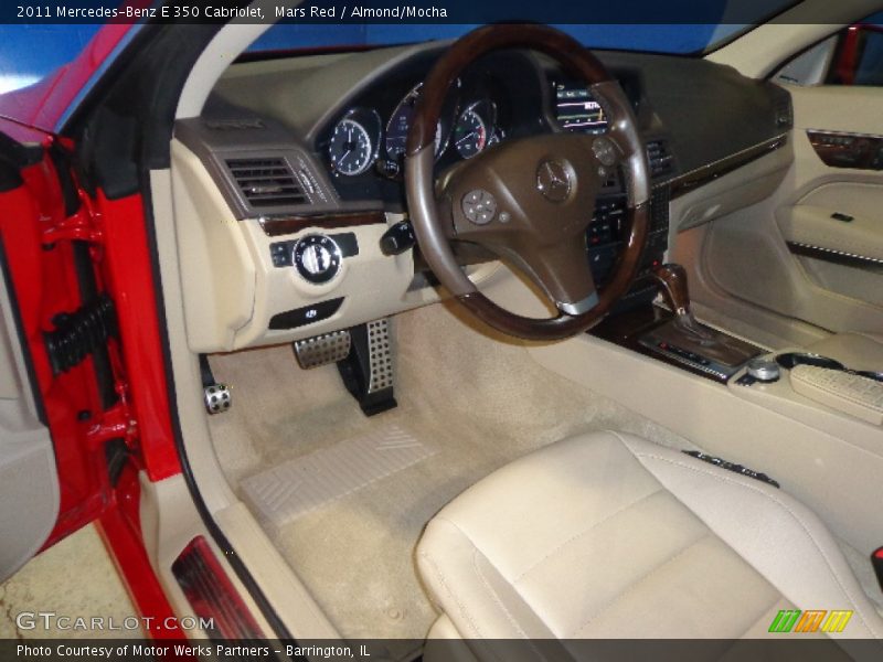 Mars Red / Almond/Mocha 2011 Mercedes-Benz E 350 Cabriolet