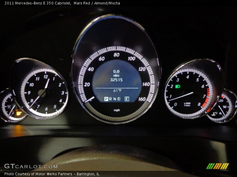 Mars Red / Almond/Mocha 2011 Mercedes-Benz E 350 Cabriolet