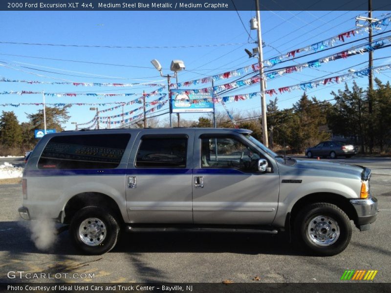 Medium Steel Blue Metallic / Medium Graphite 2000 Ford Excursion XLT 4x4