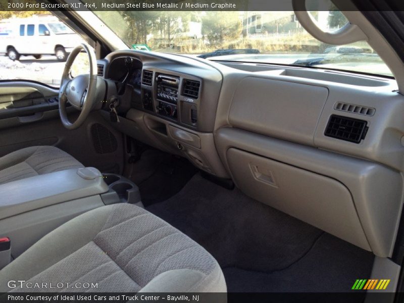 Medium Steel Blue Metallic / Medium Graphite 2000 Ford Excursion XLT 4x4