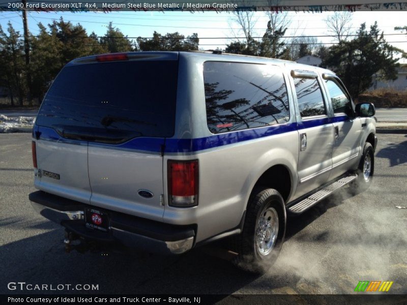 Medium Steel Blue Metallic / Medium Graphite 2000 Ford Excursion XLT 4x4