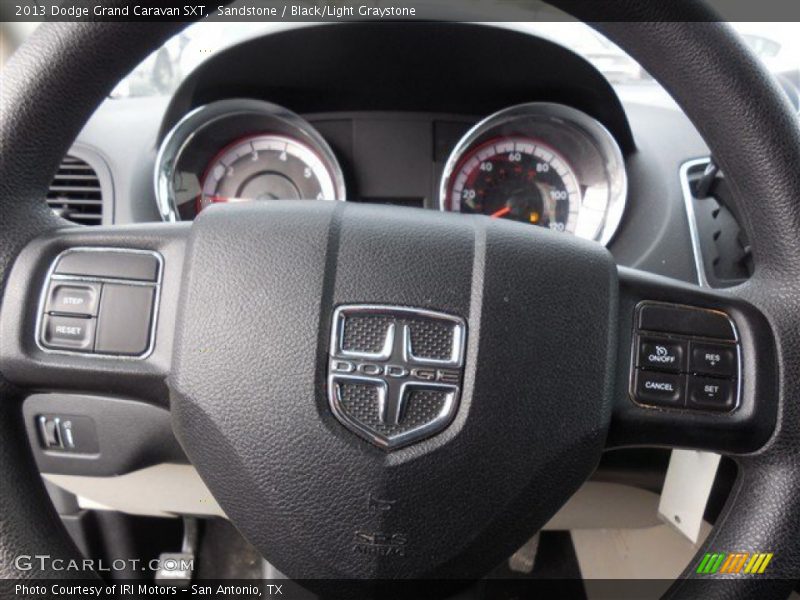 Sandstone / Black/Light Graystone 2013 Dodge Grand Caravan SXT