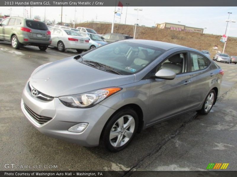Titanium Gray Metallic / Gray 2013 Hyundai Elantra GLS