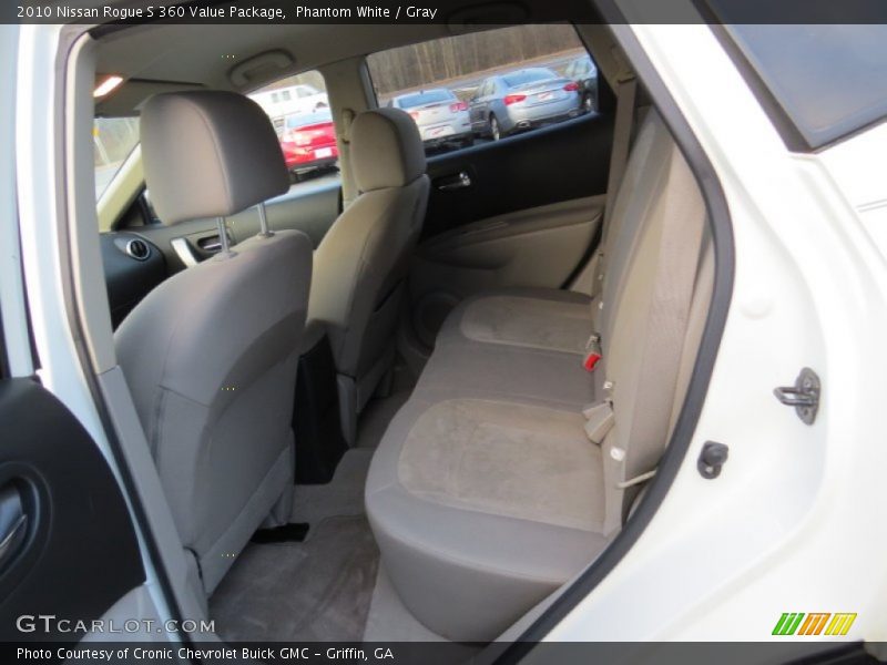 Phantom White / Gray 2010 Nissan Rogue S 360 Value Package