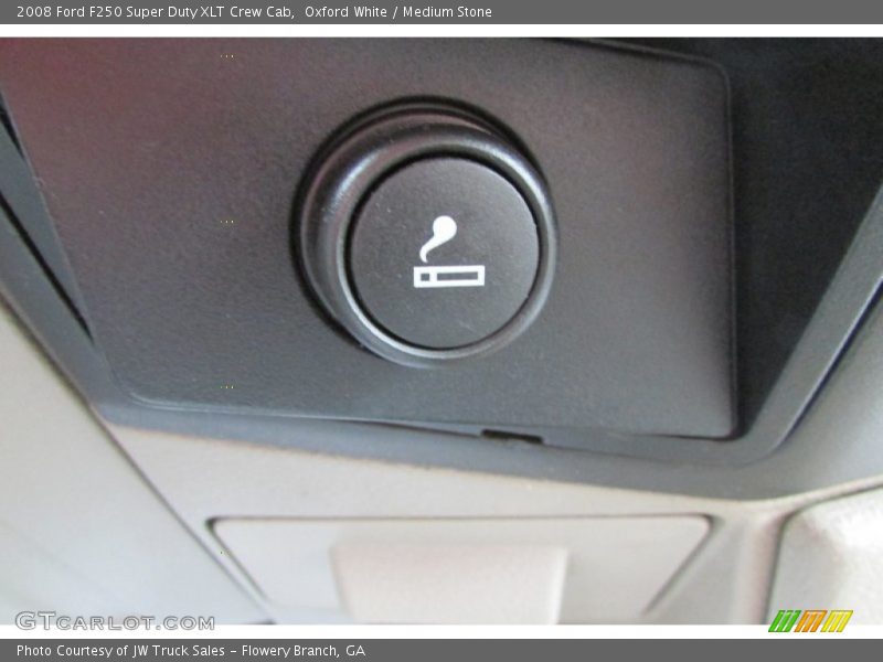 Oxford White / Medium Stone 2008 Ford F250 Super Duty XLT Crew Cab