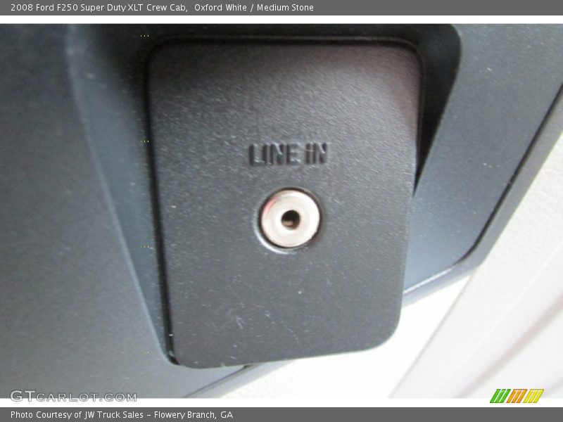 Oxford White / Medium Stone 2008 Ford F250 Super Duty XLT Crew Cab