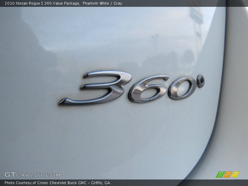 Phantom White / Gray 2010 Nissan Rogue S 360 Value Package