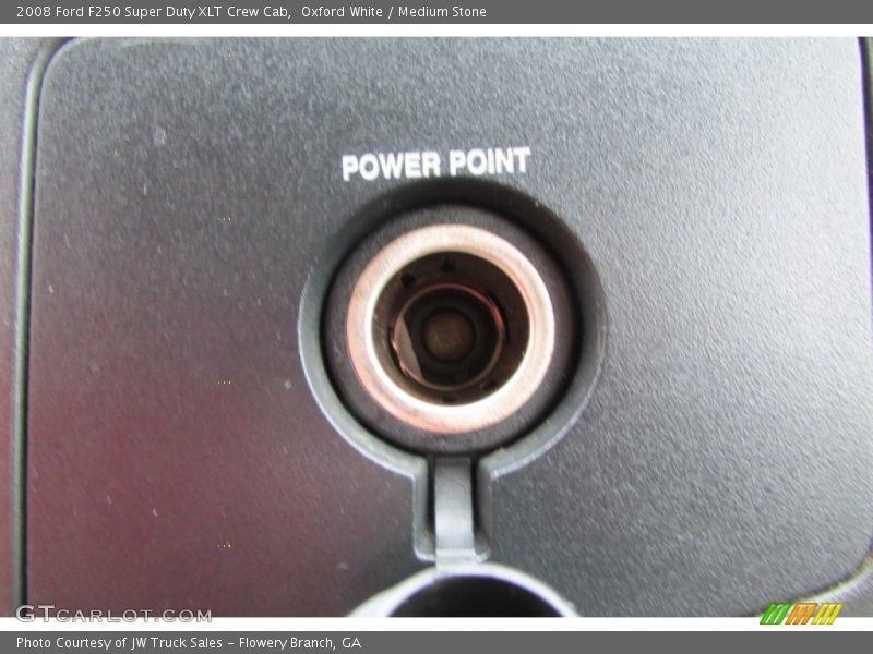 Oxford White / Medium Stone 2008 Ford F250 Super Duty XLT Crew Cab