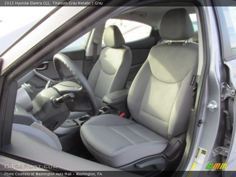 Titanium Gray Metallic / Gray 2013 Hyundai Elantra GLS