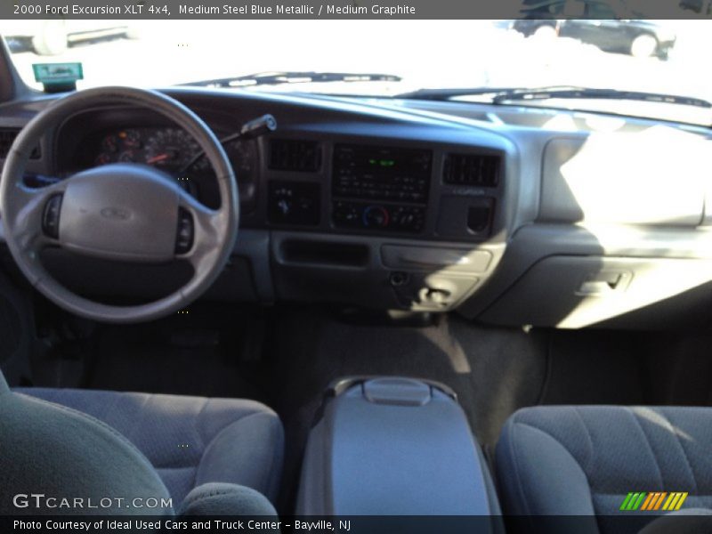 Medium Steel Blue Metallic / Medium Graphite 2000 Ford Excursion XLT 4x4