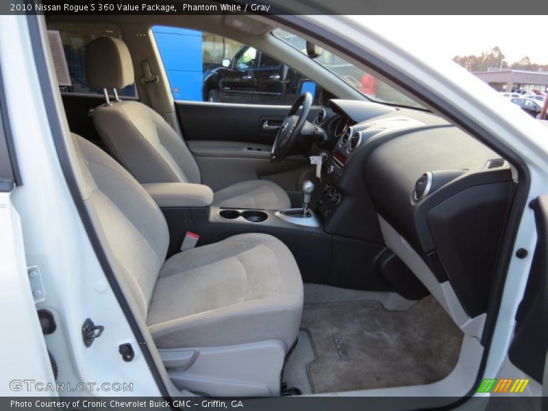 Phantom White / Gray 2010 Nissan Rogue S 360 Value Package