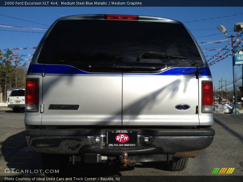 Medium Steel Blue Metallic / Medium Graphite 2000 Ford Excursion XLT 4x4