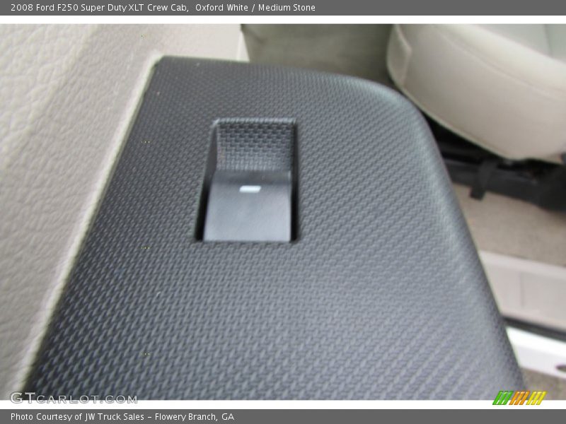 Oxford White / Medium Stone 2008 Ford F250 Super Duty XLT Crew Cab