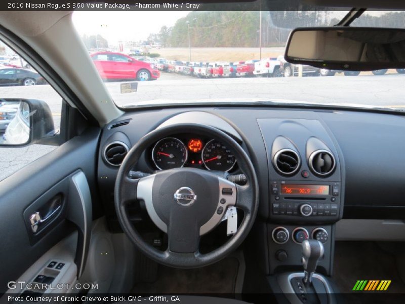 Phantom White / Gray 2010 Nissan Rogue S 360 Value Package