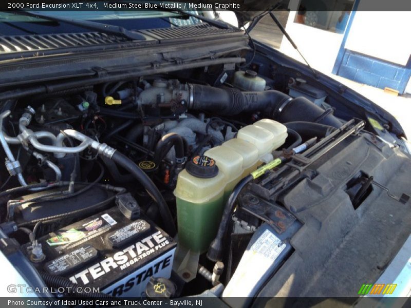 Medium Steel Blue Metallic / Medium Graphite 2000 Ford Excursion XLT 4x4