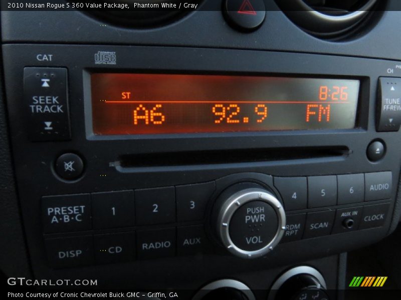 Phantom White / Gray 2010 Nissan Rogue S 360 Value Package