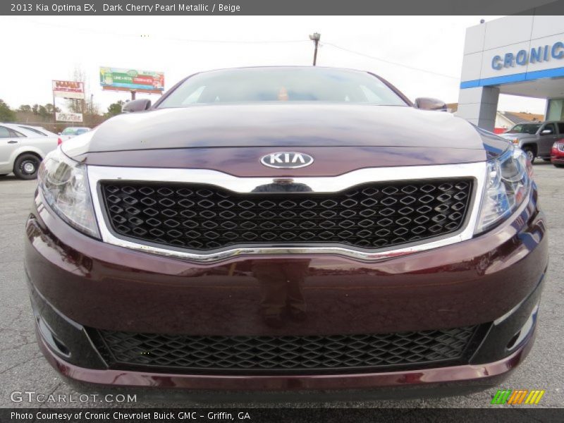 Dark Cherry Pearl Metallic / Beige 2013 Kia Optima EX