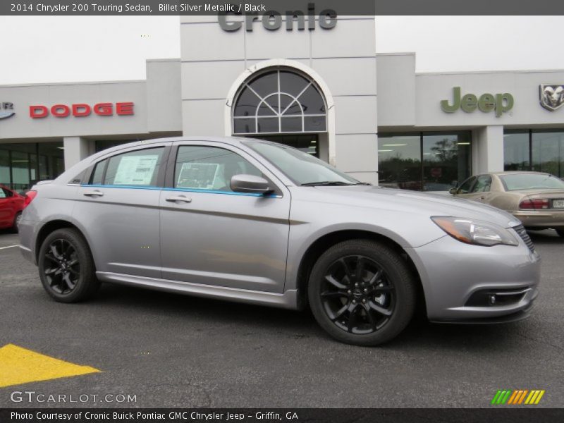 Billet Silver Metallic / Black 2014 Chrysler 200 Touring Sedan