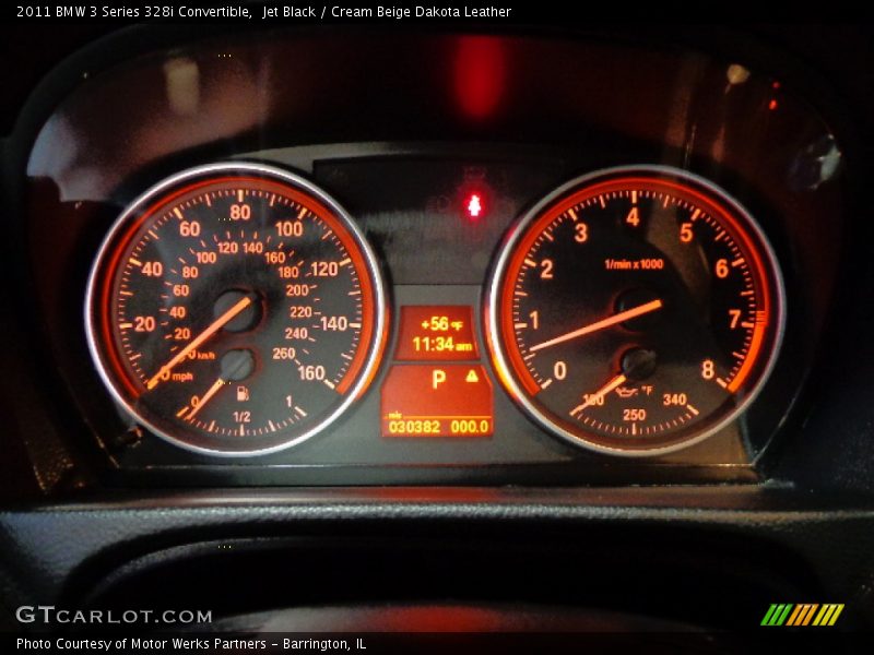  2011 3 Series 328i Convertible 328i Convertible Gauges