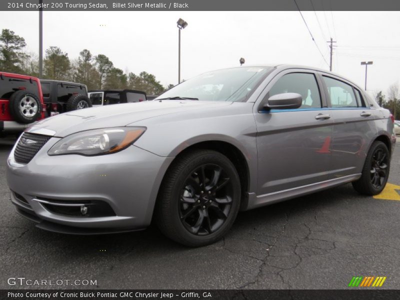 Billet Silver Metallic / Black 2014 Chrysler 200 Touring Sedan