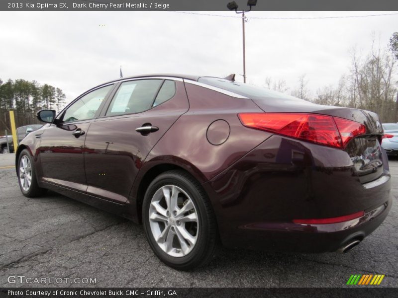 Dark Cherry Pearl Metallic / Beige 2013 Kia Optima EX