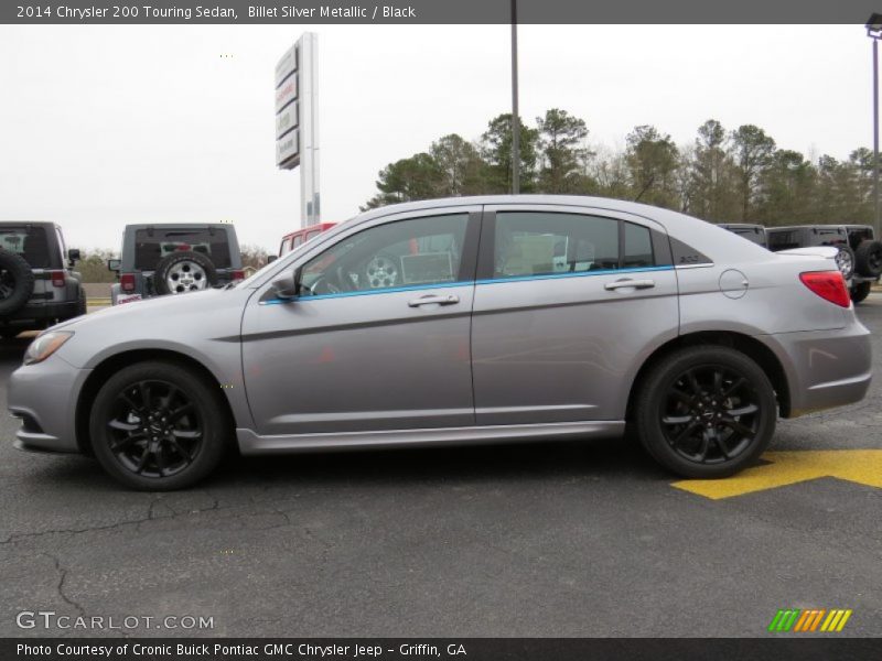 Billet Silver Metallic / Black 2014 Chrysler 200 Touring Sedan