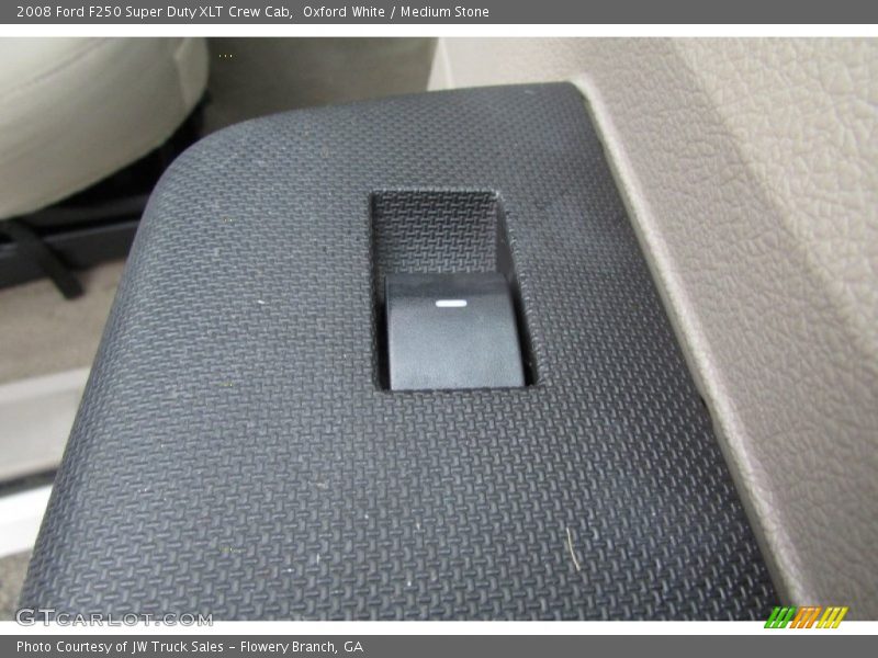 Oxford White / Medium Stone 2008 Ford F250 Super Duty XLT Crew Cab