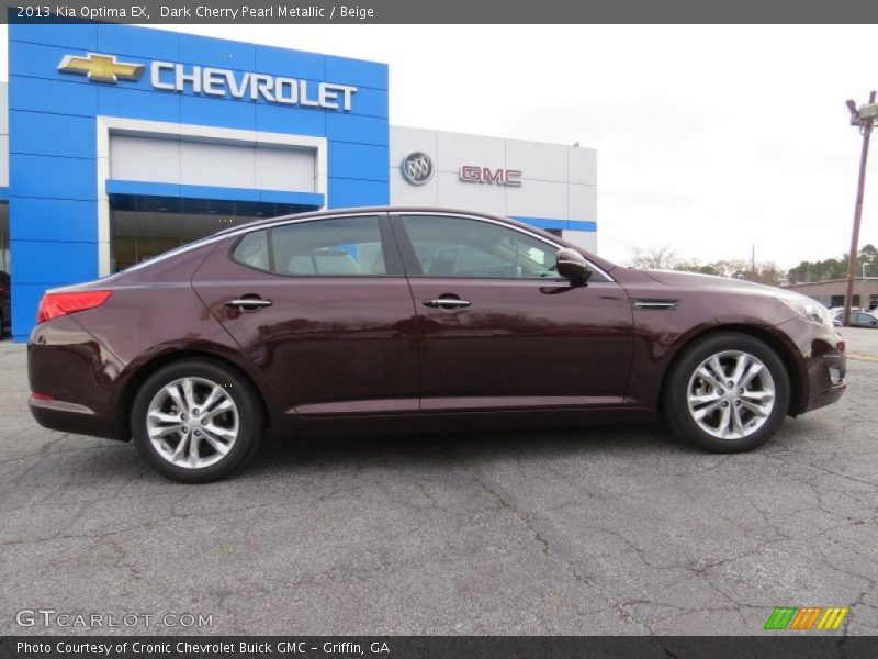 Dark Cherry Pearl Metallic / Beige 2013 Kia Optima EX