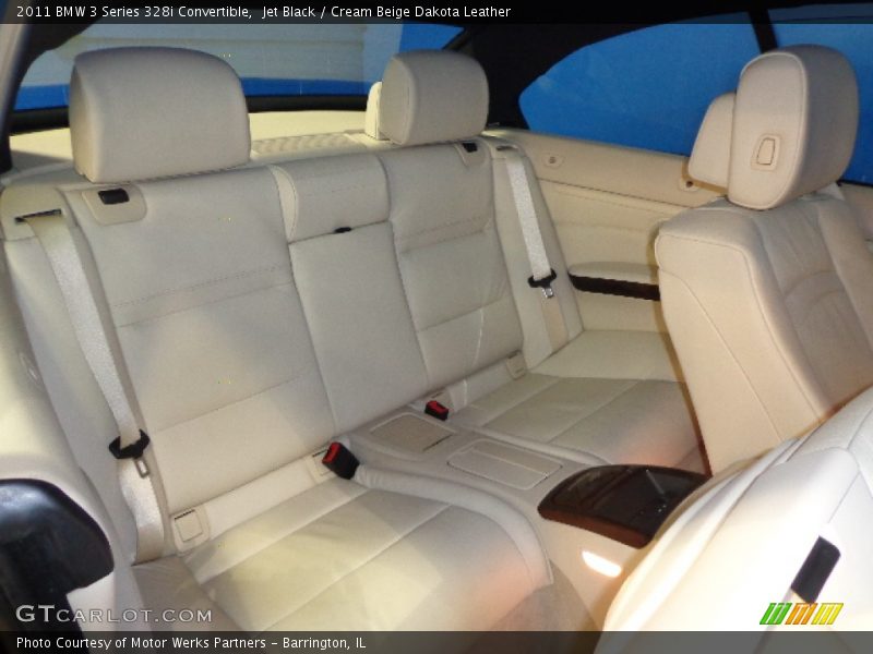 Rear Seat of 2011 3 Series 328i Convertible