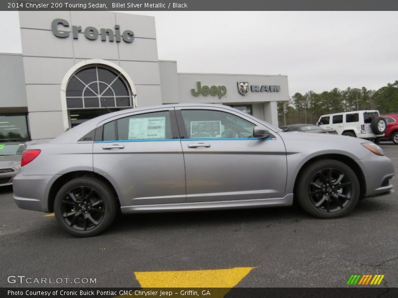 Billet Silver Metallic / Black 2014 Chrysler 200 Touring Sedan
