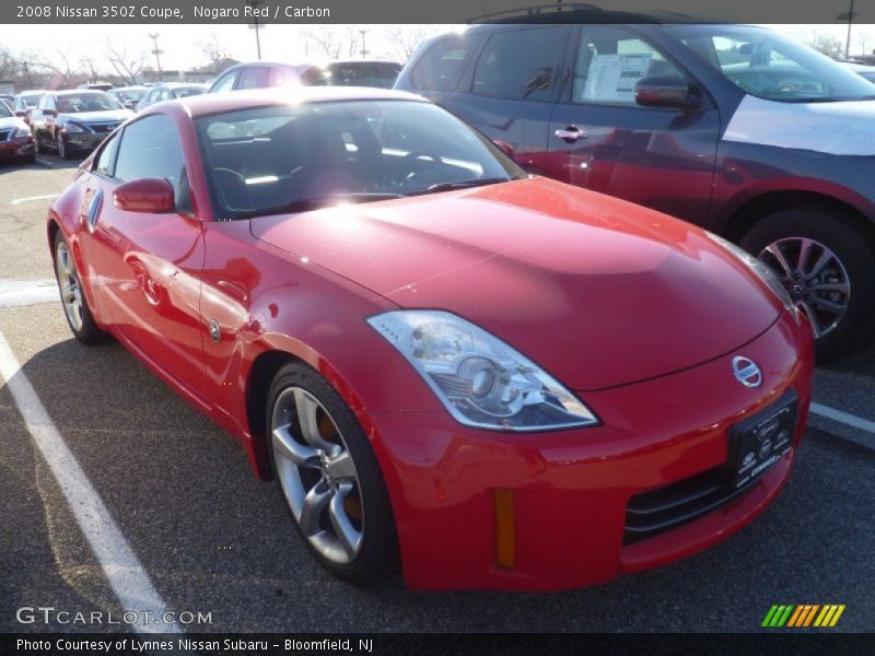 Nogaro Red / Carbon 2008 Nissan 350Z Coupe