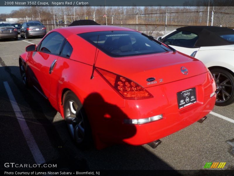 Nogaro Red / Carbon 2008 Nissan 350Z Coupe