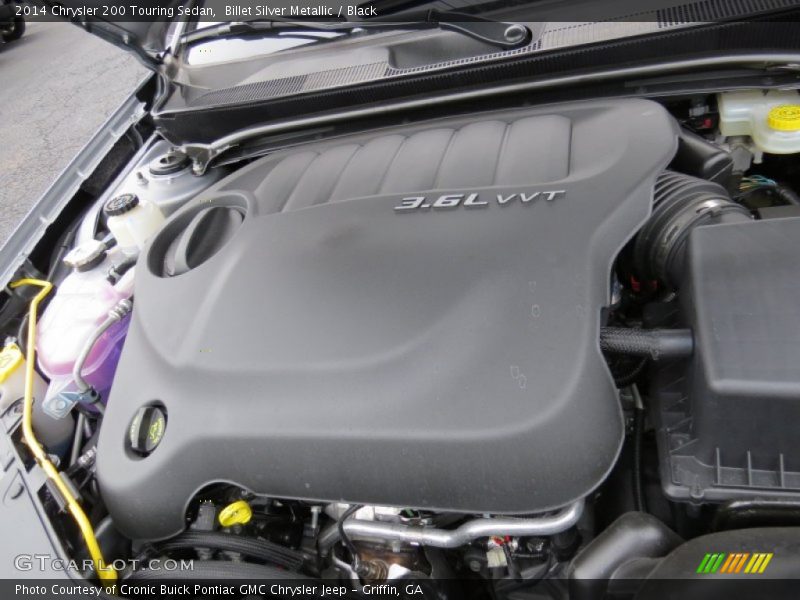 Billet Silver Metallic / Black 2014 Chrysler 200 Touring Sedan
