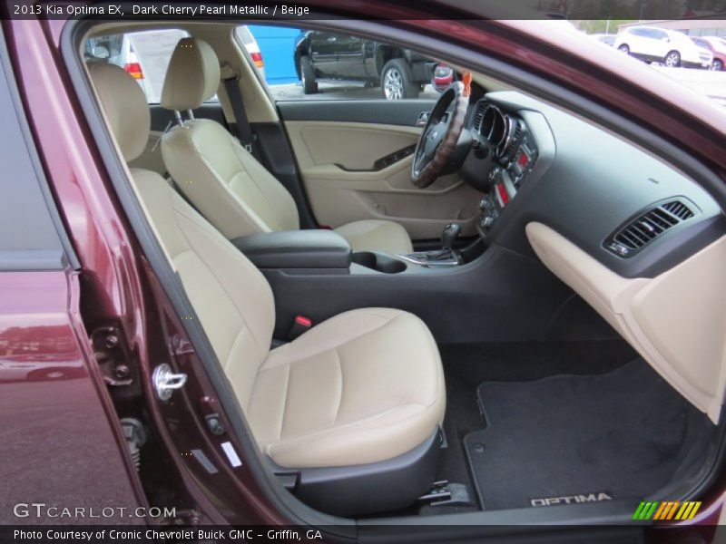 Dark Cherry Pearl Metallic / Beige 2013 Kia Optima EX