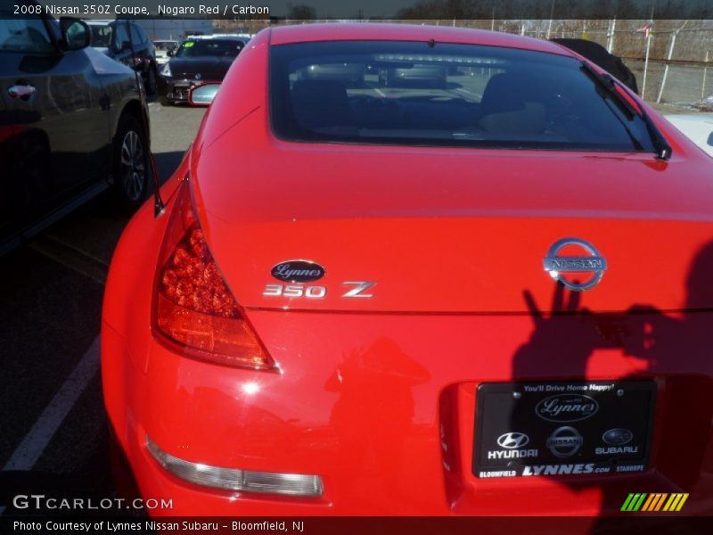 Nogaro Red / Carbon 2008 Nissan 350Z Coupe