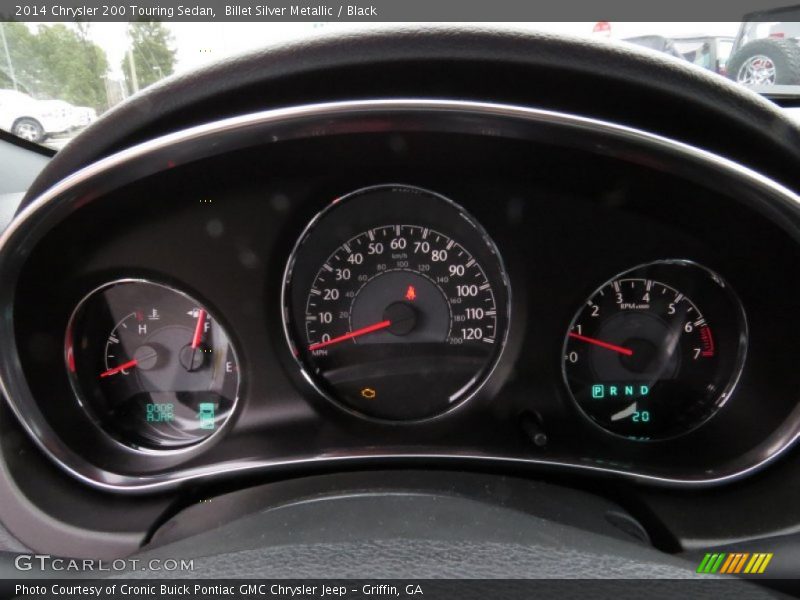 Billet Silver Metallic / Black 2014 Chrysler 200 Touring Sedan
