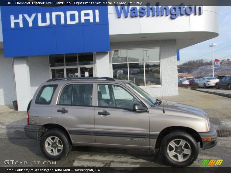 Light Bronzemist Metallic / Medium Gray 2002 Chevrolet Tracker 4WD Hard Top
