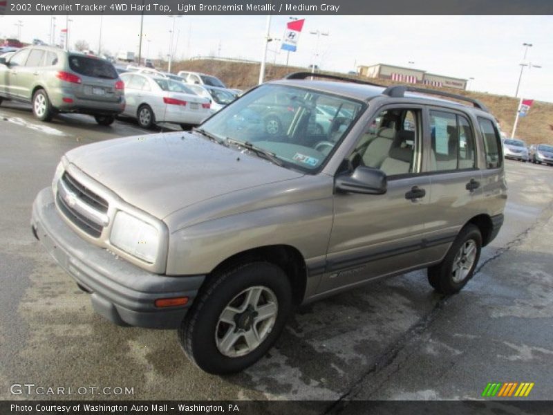 Light Bronzemist Metallic / Medium Gray 2002 Chevrolet Tracker 4WD Hard Top
