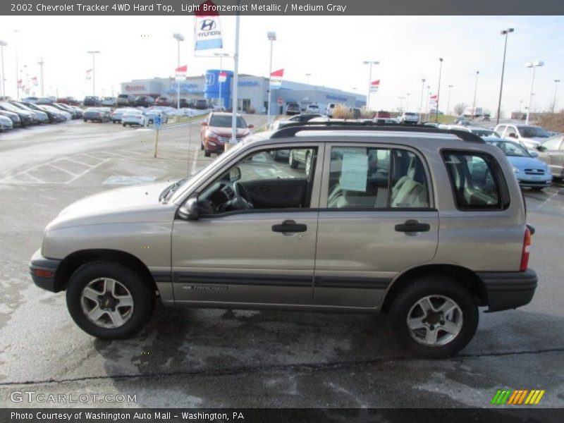 Light Bronzemist Metallic / Medium Gray 2002 Chevrolet Tracker 4WD Hard Top